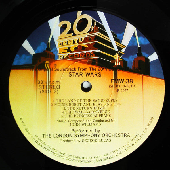 Star Wars (The Original Soundtrack From The 20th Century-Fox Film) = スター・ウォーズ (オリジナル・サウンドトラック)