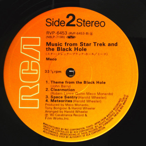 Music From Star Trek And The Black Hole