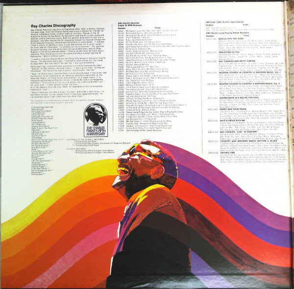 A 25th Anniversary In Show Business Salute To Ray Charles