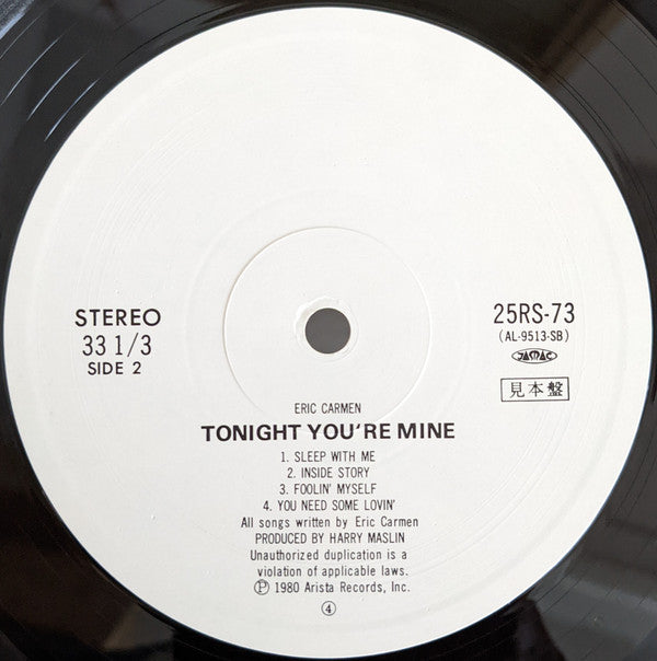 Tonight You're Mine