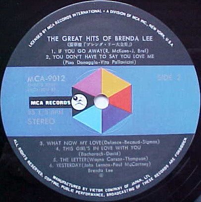 The Great Hits Of Brenda Lee