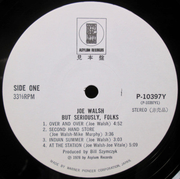 "But Seriously, Folks..."