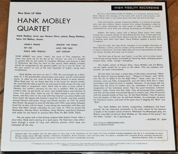 Hank Mobley Quartet