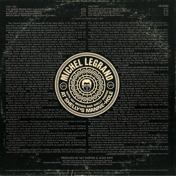 At Shelly's Manne-Hole