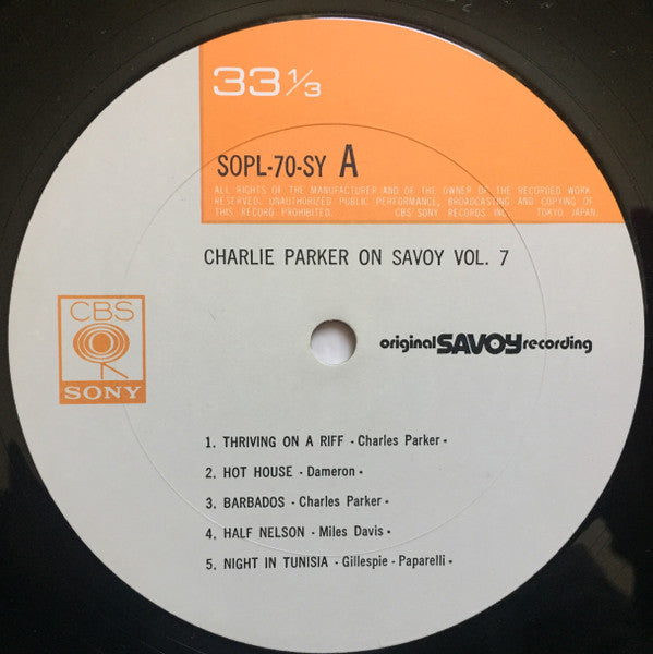 Charlie Parker On Savoy Vol. 7