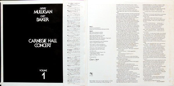 Carnegie Hall Concert Volume 1