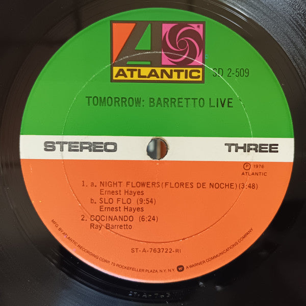Tomorrow: Barretto Live