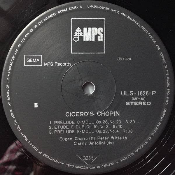 Cicero's Chopin = ショパン・ジャズ