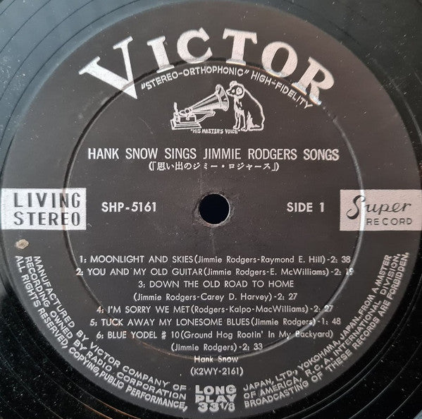 Sings Jimmie Rodgers Songs