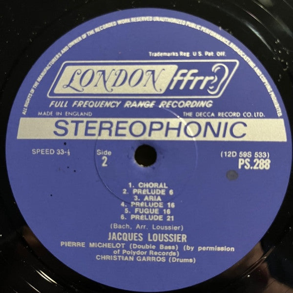 Play Bach Vol. 2 (The Original Jazz Interpretations Of The Music Of Johann Sebastian Bach)