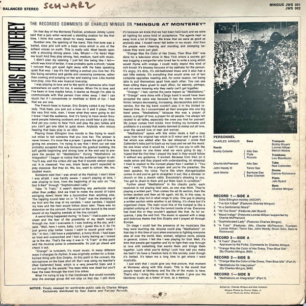 Mingus At Monterey