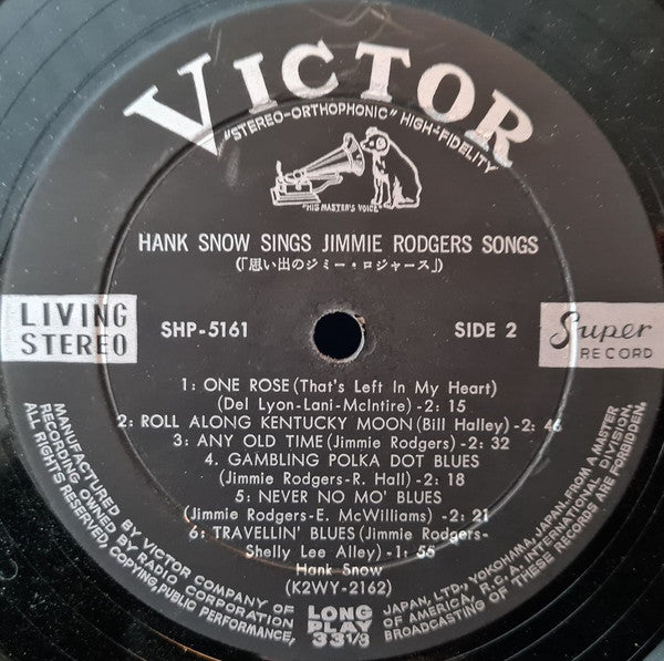 Sings Jimmie Rodgers Songs