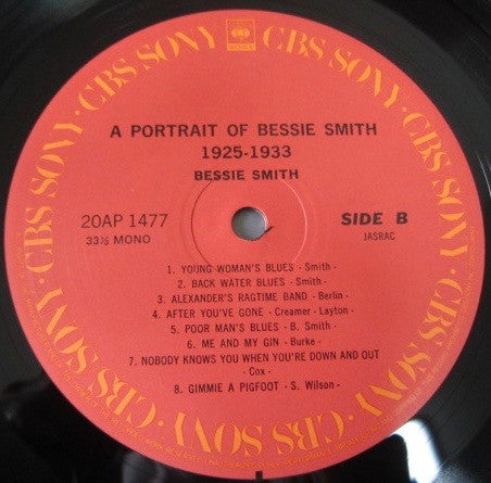 A Portrait Of Bessie Smith 1925-1933