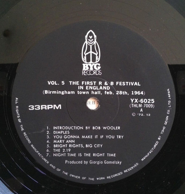 Faces And Places Vol. 5 - The First Rhythm & Blues Festival In England