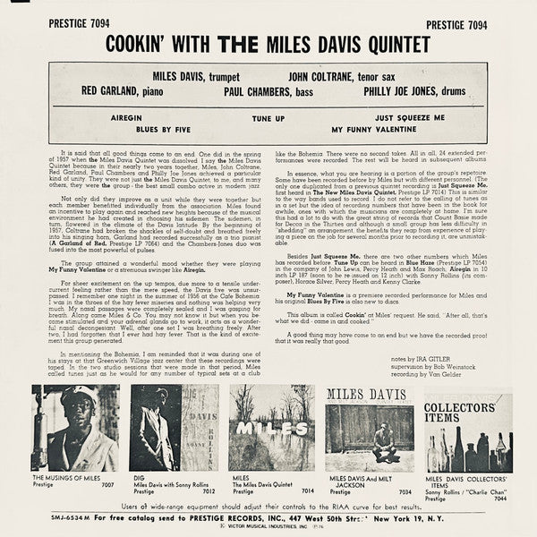 Cookin' With The Miles Davis Quintet