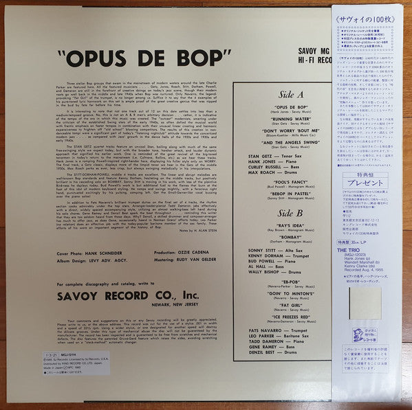 Opus De Bop