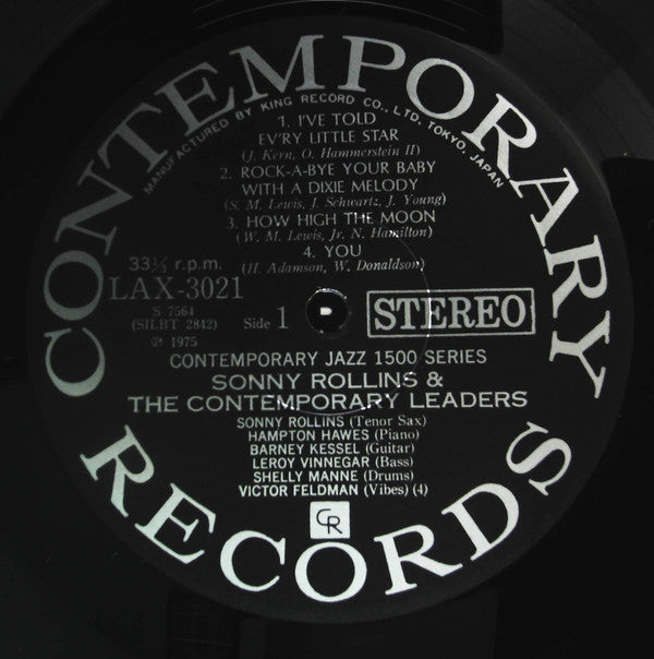 Sonny Rollins And The Contemporary Leaders