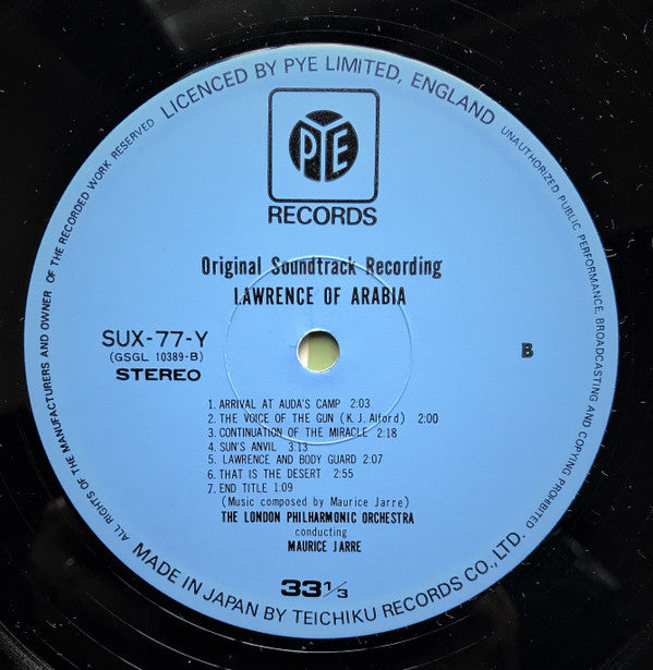 Original Soundtrack Recording: Lawrence Of Arabia