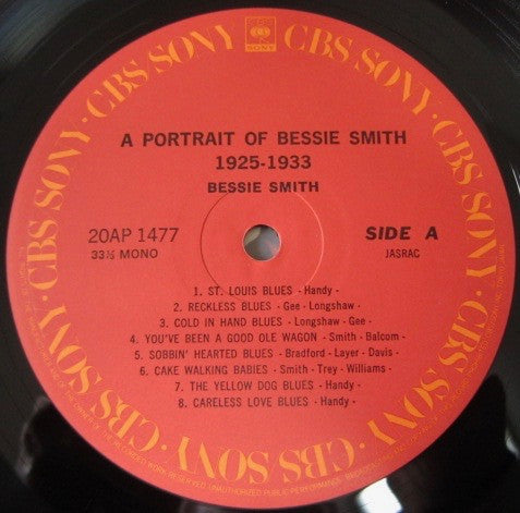 A Portrait Of Bessie Smith 1925-1933