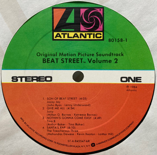 Beat Street (Original Motion Picture Soundtrack) - Volume 2