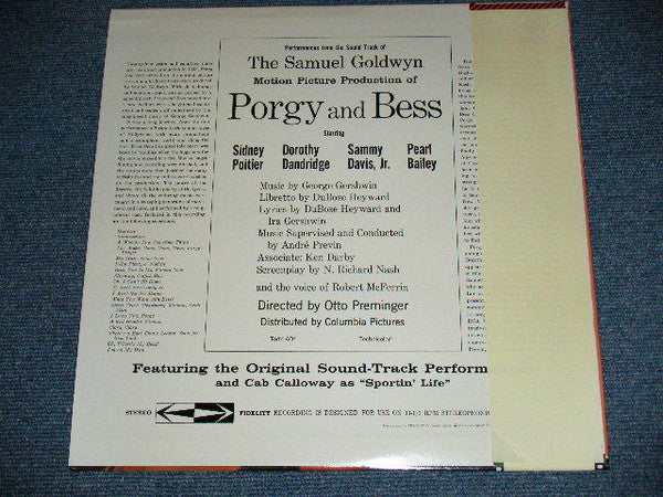 Porgy And Bess (An Original Sound Track Recording)