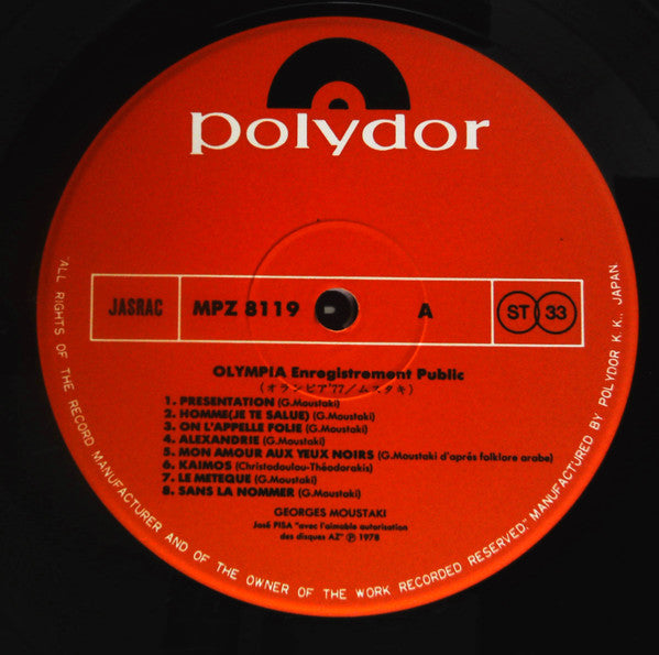 Enregistrement Public Olympia