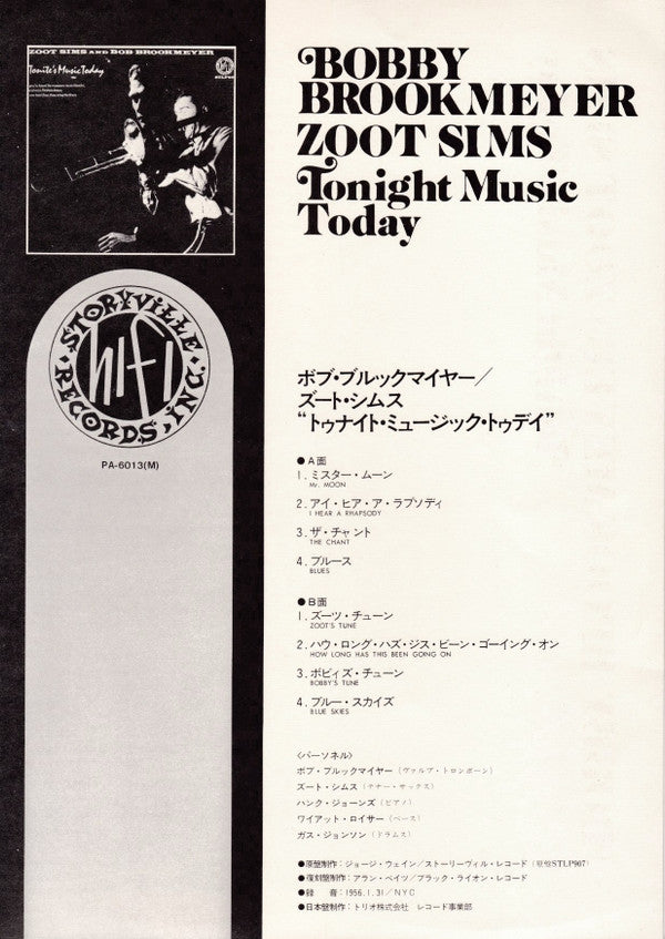 Tonite's Music Today