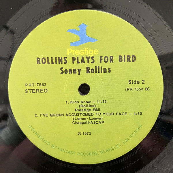 Rollins Plays For Bird