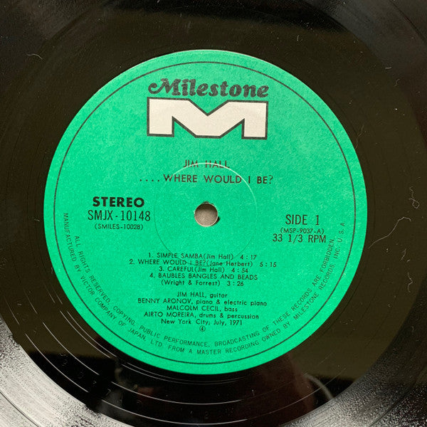 ...Where Would I Be?