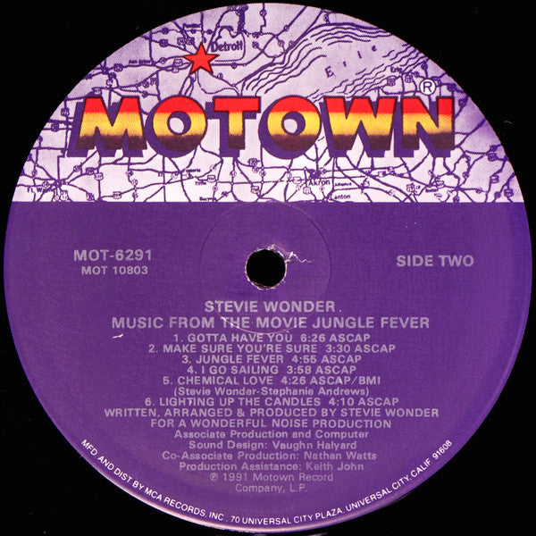 Music From The Movie "Jungle Fever"