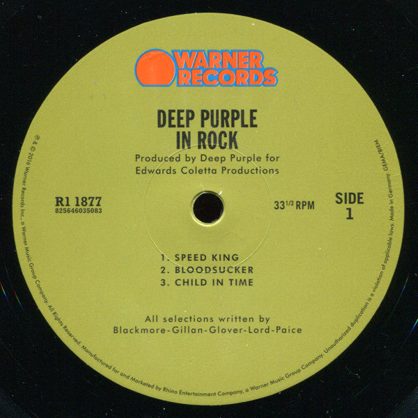 Deep Purple In Rock