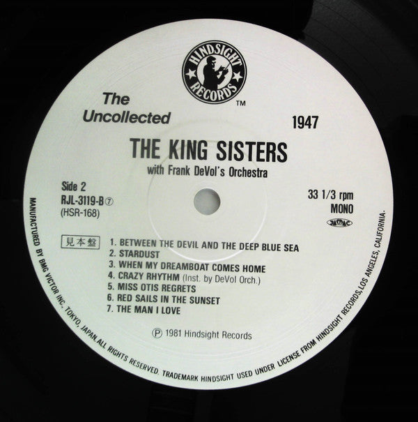 The Uncollected The King Sisters With Frank DeVol's Orchestra 1947