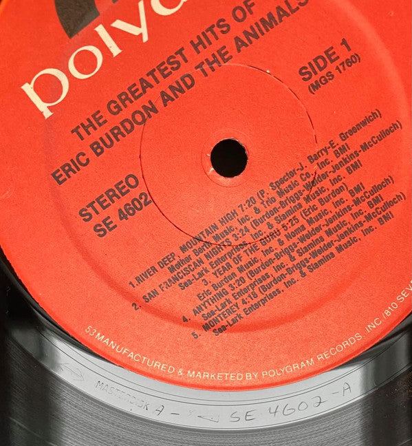 The Greatest Hits Of Eric Burdon And The Animals