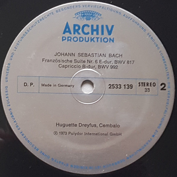 Französische Suiten (French Suites ∙ Suites Françaises ∙ Nos. 5-6 ∙ BWV 816-817) - Capriccio BWV 992