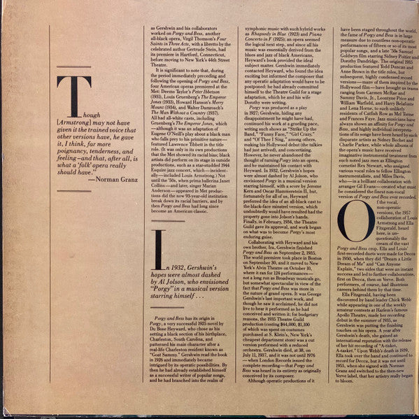 Release: Porgy & Bess-Vinyl-US-1976-VE-2-2507-12783758