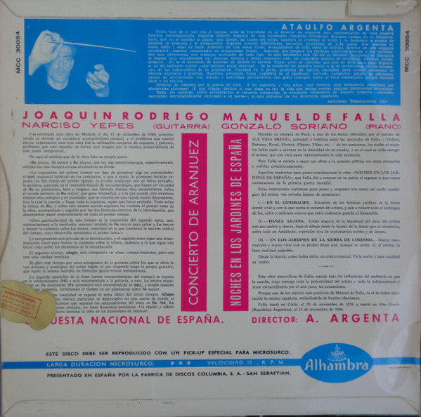 Concierto de Aranjuez / Noches En Los Jardines de España