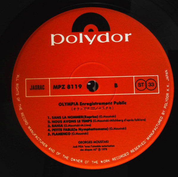 Enregistrement Public Olympia