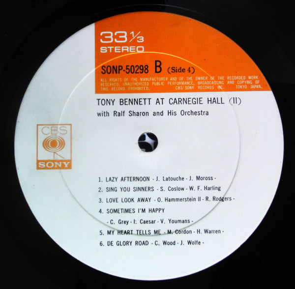 At Carnegie Hall Recorded Live June 9, 1962