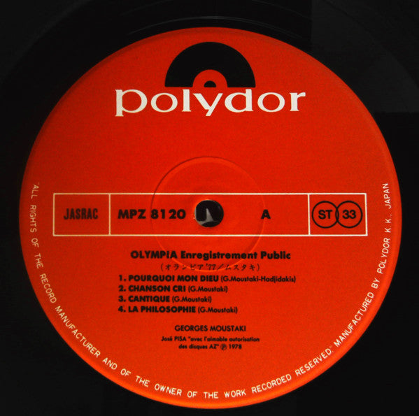 Enregistrement Public Olympia