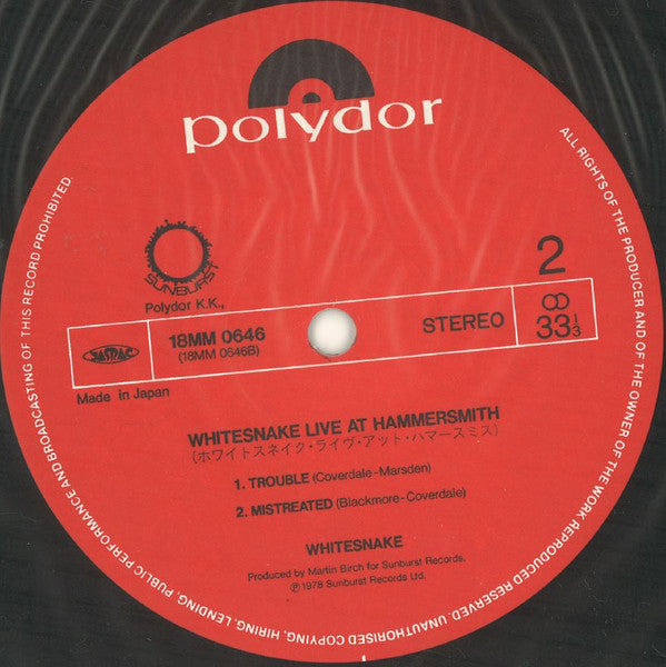 Live At Hammersmith