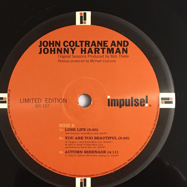 John Coltrane And Johnny Hartman