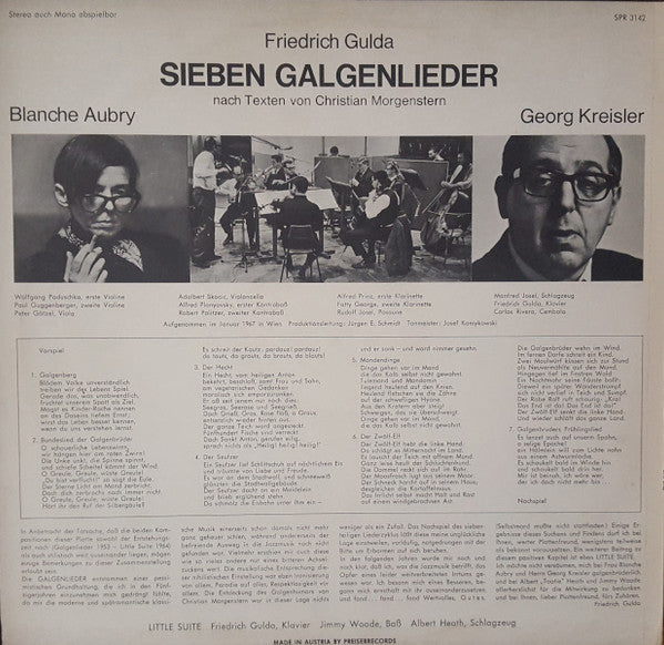 Sieben Galgenlieder