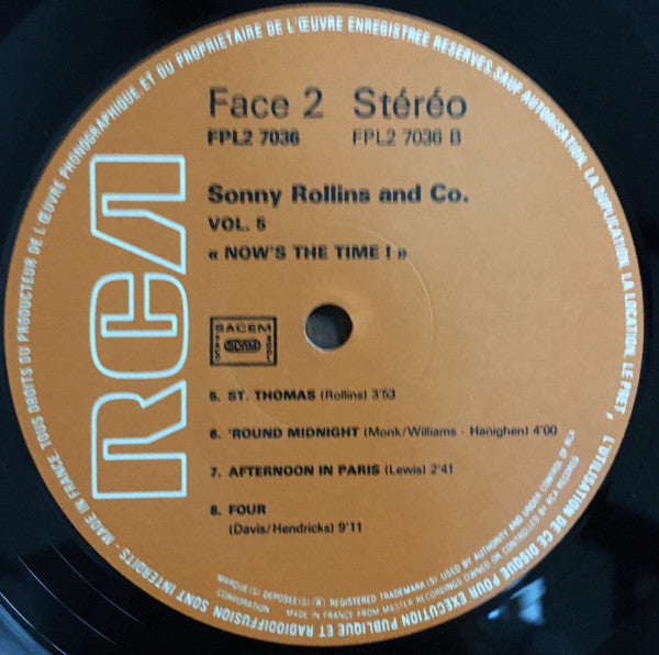 Vol 5: "Now's The Time!" / Vol 6: "The Standard Sonny Rollins"