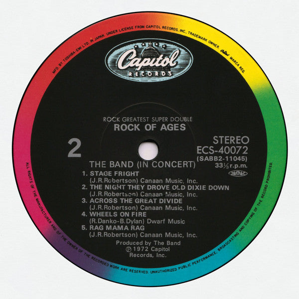 Rock Of Ages: The Band In Concert