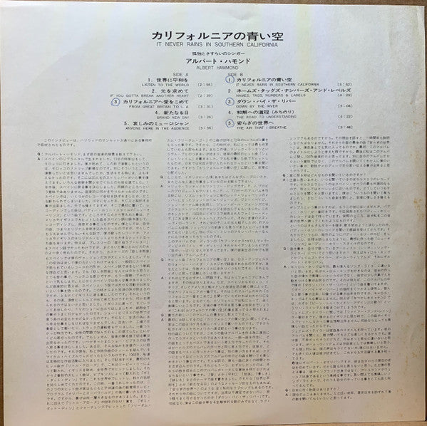 It Never Rains In Southern California