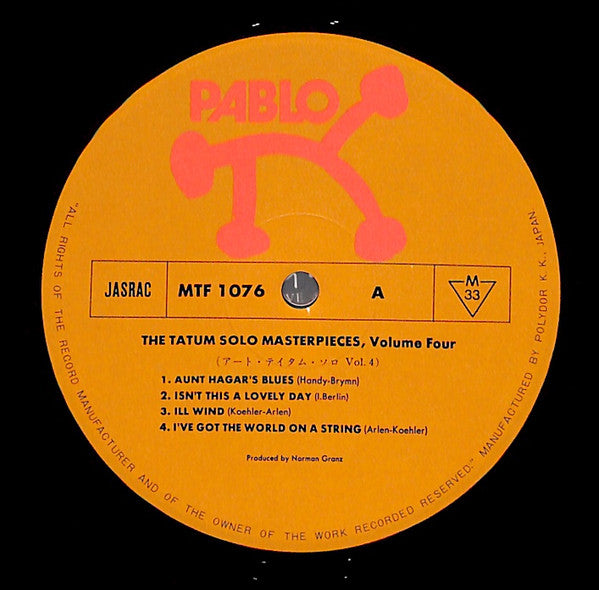 The Tatum Solo Masterpieces, Vol. 4