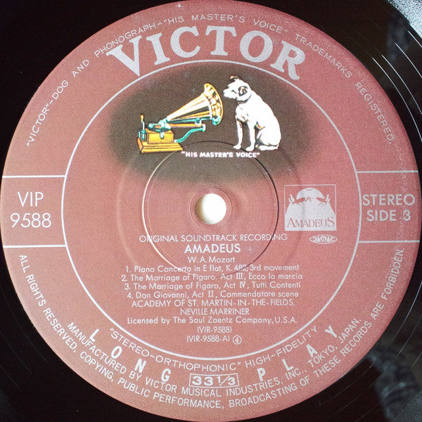 Amadeus The Original Soundtrack Recording