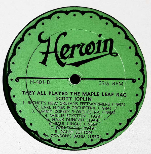 They All Played The Maple Leaf Rag