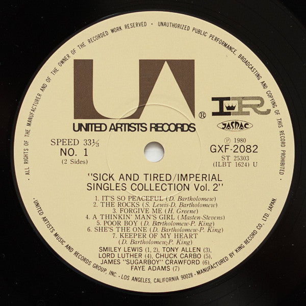 Sick And Tired - Imperial Singles Collection Vol. 2