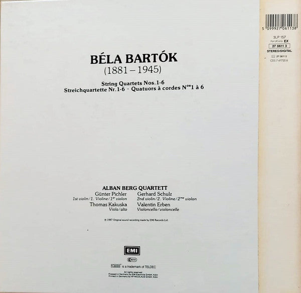 String Quartets Nos. 1-6